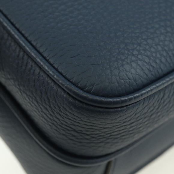 LOUIS VUITTON Amazon Shoulder Bag Taurillon Leather Navy M54302 LV Auth 179307SV