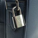LOUIS VUITTON Amazon Shoulder Bag Taurillon Leather Navy M54302 LV Auth 179307SV-16