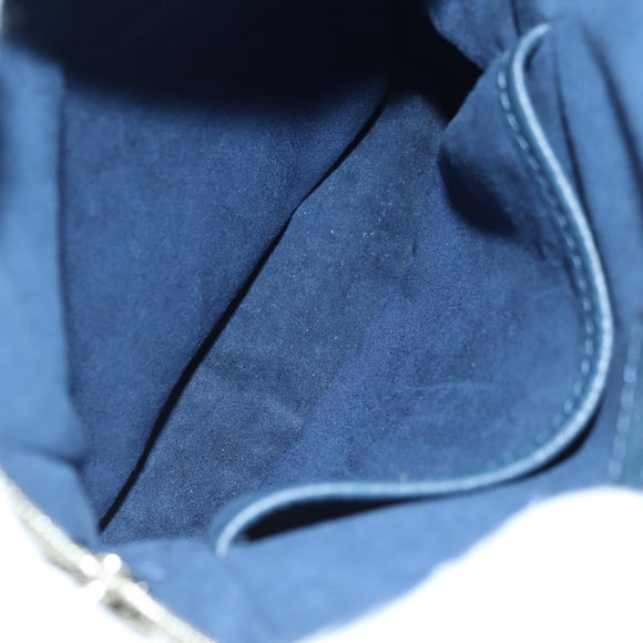 LOUIS VUITTON Amazon Shoulder Bag Taurillon Leather Navy M54302 LV Auth 179307SV