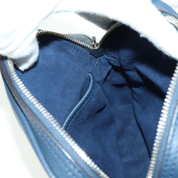 LOUIS VUITTON Amazon Shoulder Bag Taurillon Leather Navy M54302 LV Auth 179307SV