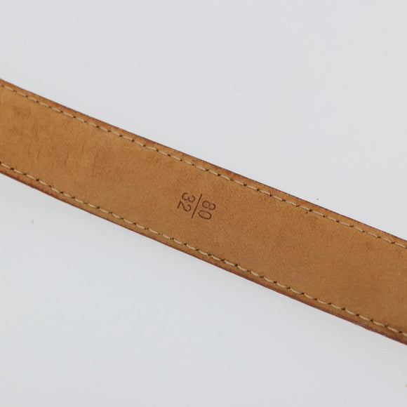 LOUIS VUITTON Monogram Multicolor Ceinture Care Gürtel Weiß M9272W LV Auth 179316