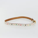 LOUIS VUITTON Monogram Multicolor Ceinture Care Gürtel Weiß M9272W LV Auth 179316-4