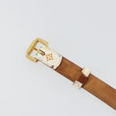 LOUIS VUITTON Monogram Multicolor Ceinture Care Gürtel Weiß M9272W LV Auth 179316-7