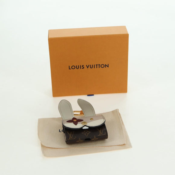 LOUIS VUITTON Monogram Etui Earphones Rabbit Earphone GI0863 LV Auth 179317M