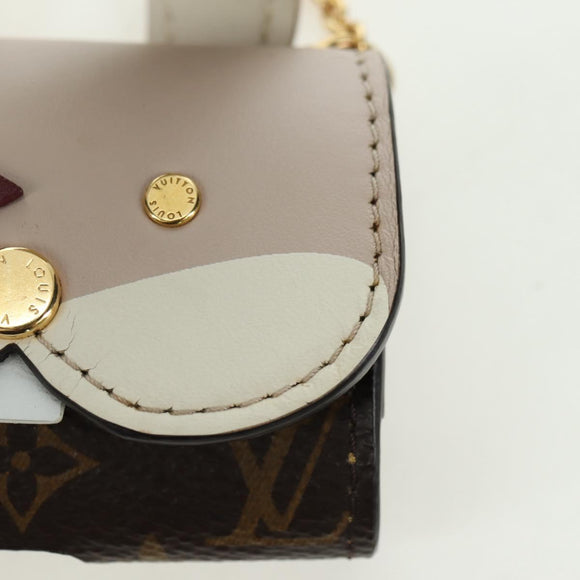 LOUIS VUITTON Monogram Etui Earphones Rabbit Earphone GI0863 LV Auth 179317M