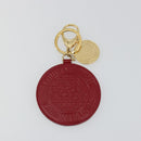 LOUIS VUITTON Vernis Porte Cles Ron T&B Key Holder Red M93605 LV Auth 179318A-2