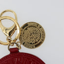 LOUIS VUITTON Vernis Porte Cles Ron T&B Key Holder Red M93605 LV Auth 179318A-4