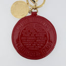 LOUIS VUITTON Vernis Porte Cles Ron T&B Key Holder Red M93605 LV Auth 179318A-9