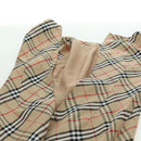 BURBERRY One Piece Nova Check Linen Rayon Beige Auth 179324A-10