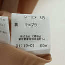 BURBERRY One Piece Nova Check Linen Rayon Beige Auth 179324A-13