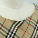 BURBERRY One Piece Nova Check Linen Rayon Beige Auth 179324A-6