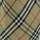 BURBERRY One Piece Nova Check Linen Rayon Beige Auth 179324A-8