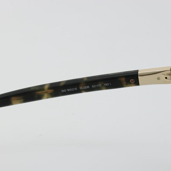 GUCCI Sunglasses plastic Brown Auth 179325A