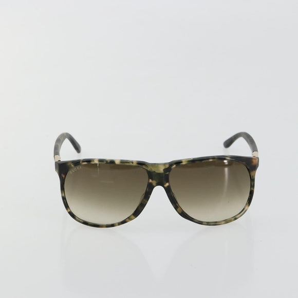 GUCCI Sunglasses plastic Brown Auth 179325A