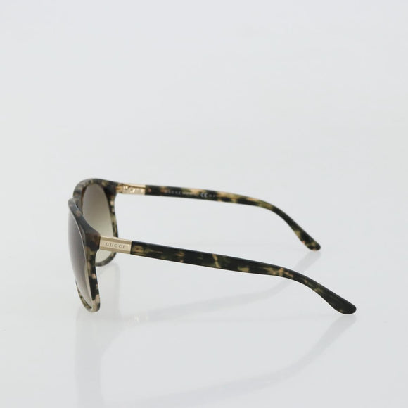 GUCCI Sunglasses plastic Brown Auth 179325A