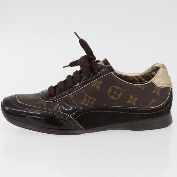 LOUIS VUITTON Monogram Loafers LV Auth 179327A