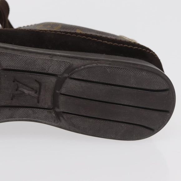 LOUIS VUITTON Monogram Loafers LV Auth 179327A