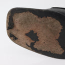 FENDI Loafers Leather 36 1/2 Black Auth 179329-8
