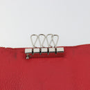 HERMES Baan Key Case Leather Beige Auth 179332-20