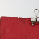 HERMES Baan Key Case Leather Beige Auth 179332-21