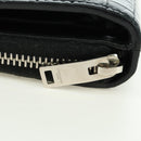SAINT LAURENT Cassandra Compact Wallet Kroko-Prägung Schwarz Auth 179335M-8