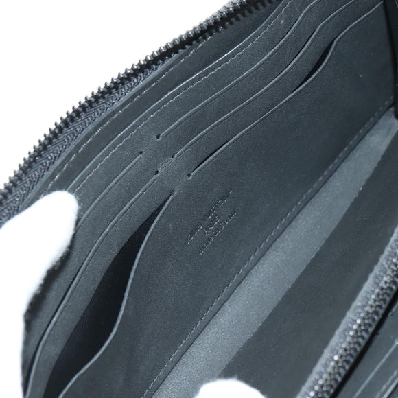 LOUIS VUITTON Empreinte Zippy Wallet Horizontale Geldbörse Schwarz M11721 Auth 179337M