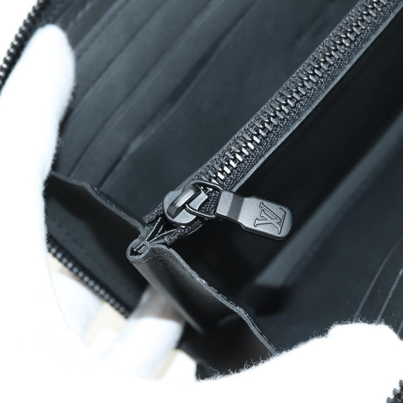 LOUIS VUITTON Empreinte Zippy Wallet Horizontale Geldbörse Schwarz M11721 Auth 179337M