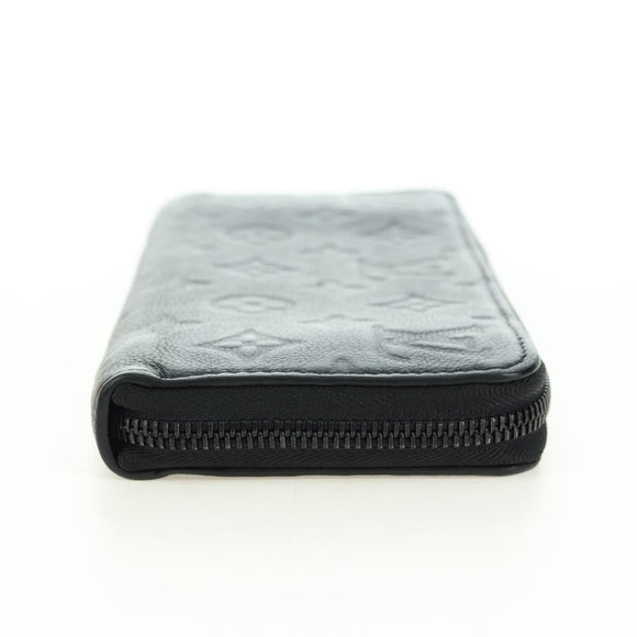 LOUIS VUITTON Empreinte Zippy Wallet Horizontale Geldbörse Schwarz M11721 Auth 179337M