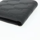 BALENCIAGA Compact Wallet Leather Black 721940 Auth 179338A-10