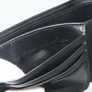 BALENCIAGA Compact Wallet Leather Black 721940 Auth 179338A-21