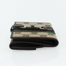GUCCI GG Canvas Jackie Web Sherry Line Wallet Beige Red Green Auth 179340A-5