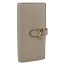 LOUIS VUITTON Capucines LV Vertical Wallet Taurillon Galle M81367 Auth 179342A-1