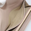 Chloe Lily Long Wallet Leather Pink Gold Auth 179343A-20