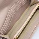 Chloe Lily Long Wallet Leather Pink Gold Auth 179343A-9
