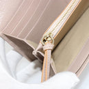Chloe Lily Long Wallet Leather Pink Gold Auth 179343A-21