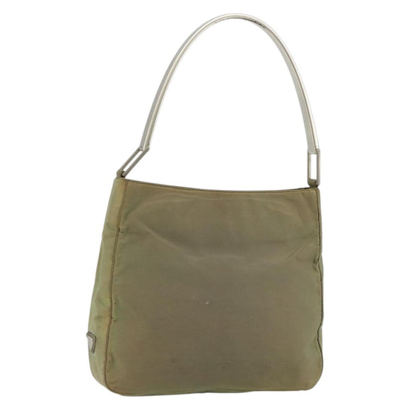PRADA Shoulder Bag Nylon Green Auth 179345