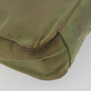 PRADA Shoulder Bag Nylon Green Auth 179345-16