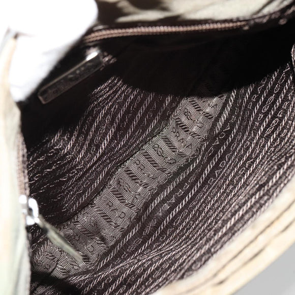 PRADA Shoulder Bag Nylon Green Auth 179345