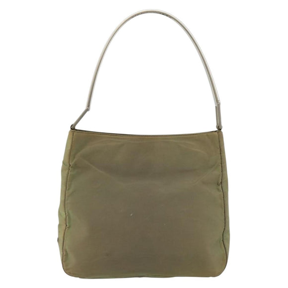 PRADA Shoulder Bag Nylon Green Auth 179345
