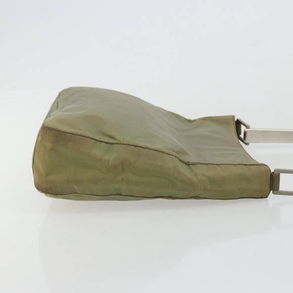 PRADA Shoulder Bag Nylon Green Auth 179345