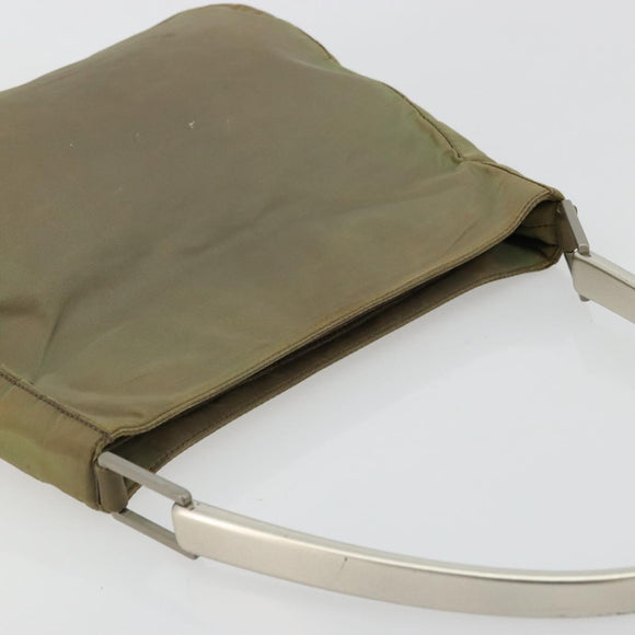 PRADA Shoulder Bag Nylon Green Auth 179345