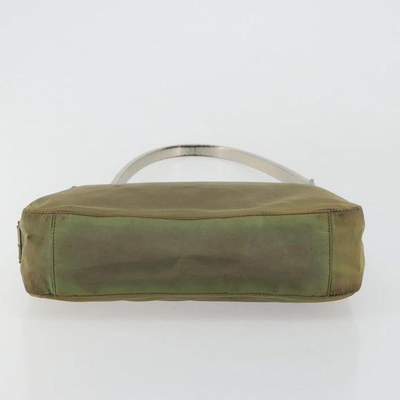 PRADA Shoulder Bag Nylon Green Auth 179345