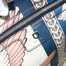 Salvatore Ferragamo Gancini Tote Bag Leather Multicolor Silver Auth 179348A-18