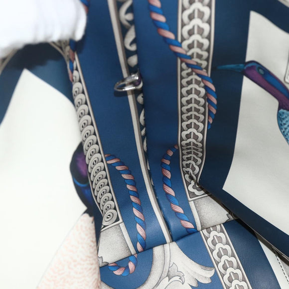Salvatore Ferragamo Gancini Tote Bag Leather Multicolor Silver Auth 179348A