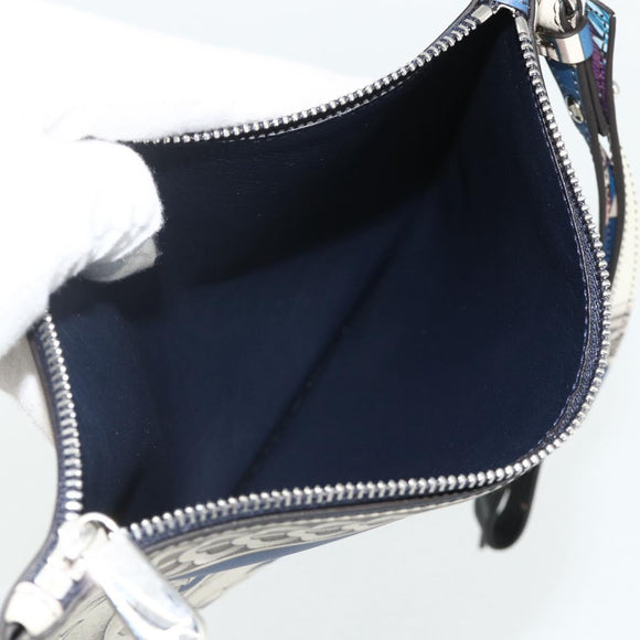 Salvatore Ferragamo Gancini Tote Bag Leather Multicolor Silver Auth 179348A