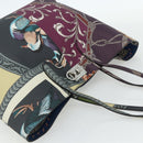 Salvatore Ferragamo Gancini Tote Bag Leather Multicolor Silver Auth 179348A-6