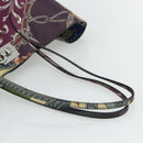 Salvatore Ferragamo Gancini Tote Bag Leather Multicolor Silver Auth 179348A-7