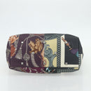 Salvatore Ferragamo Gancini Tote Bag Leather Multicolor Silver Auth 179348A-5