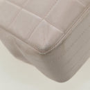 CHANEL Choco Bar Icon Chain Shoulder Bag Lamb Skin Gold Pink CC Auth 179351SV-15