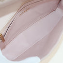 CHANEL Choco Bar Icon Chain Shoulder Bag Lamb Skin Gold Pink CC Auth 179351SV-22